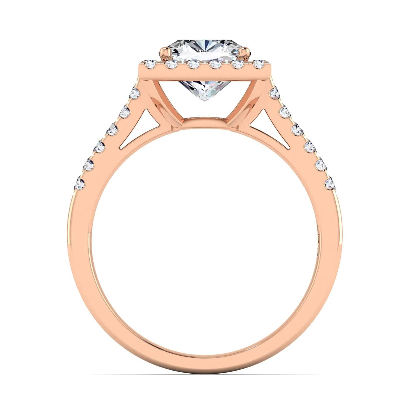 Celestial Halo Engagement Ring