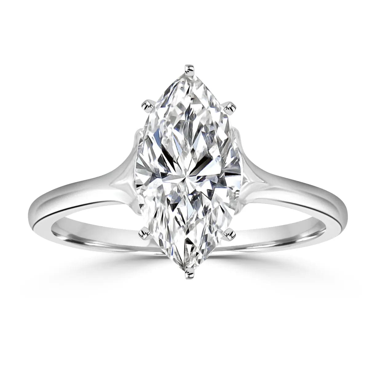 Marquise-White Gold|Marquise|14K White Gold|18K White Gold|Platinum