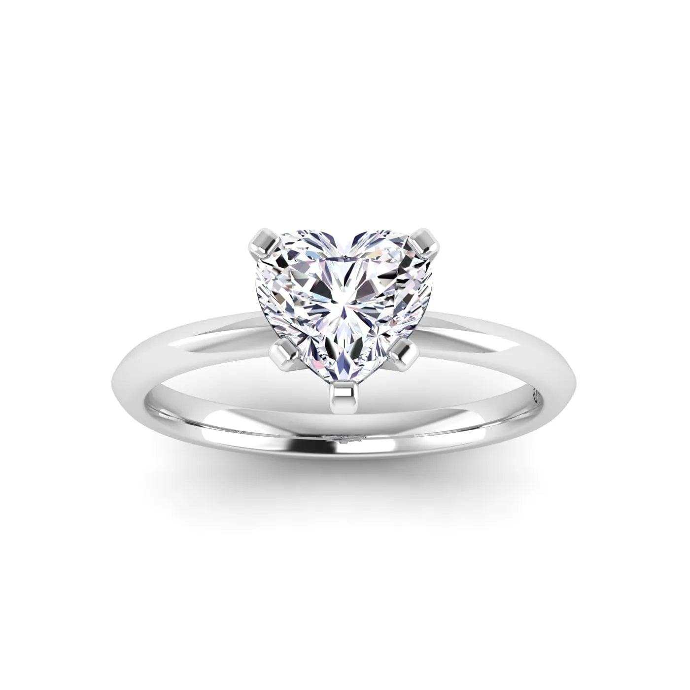 Heart-White Gold|Heart|14K White Gold|18K White Gold|Platinum
