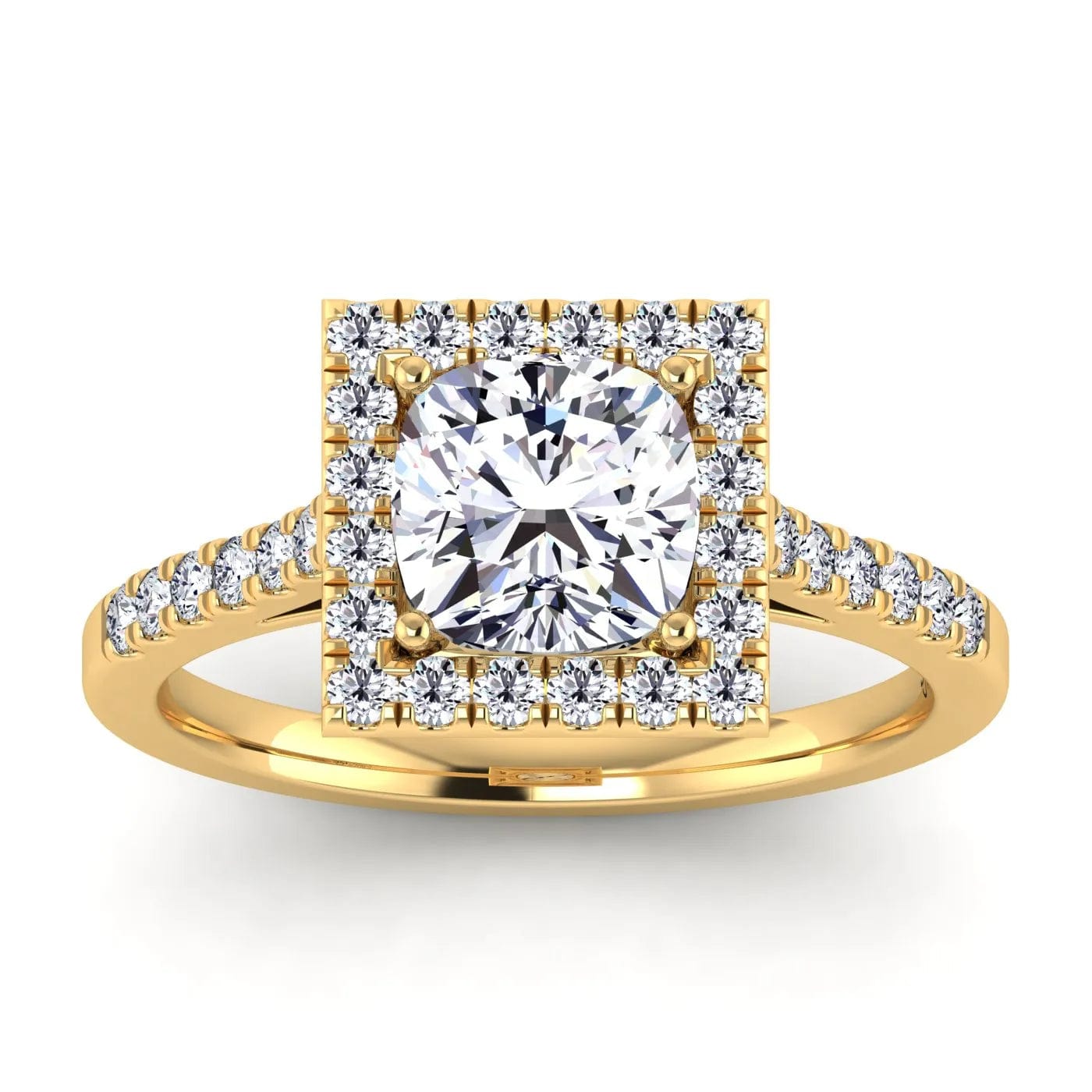 Cushion-Yellow Gold|Cushion|14K Yellow Gold|18K Yellow Gold