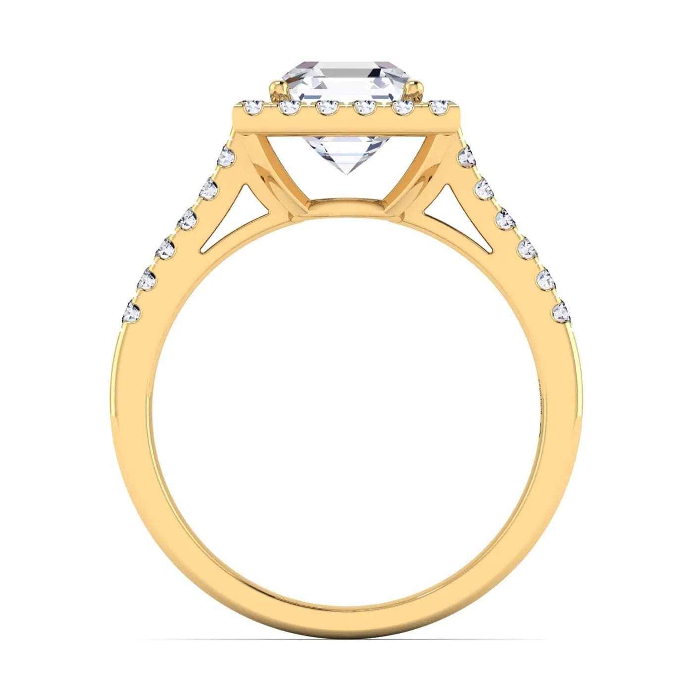 Celestial Halo Engagement Ring