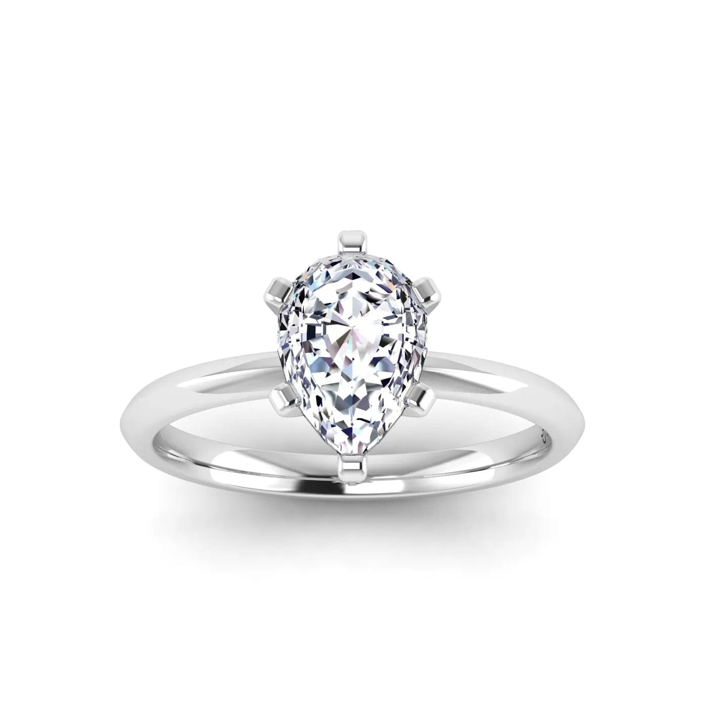 Pear-White Gold|Pear|14K White Gold|18K White Gold|Platinum