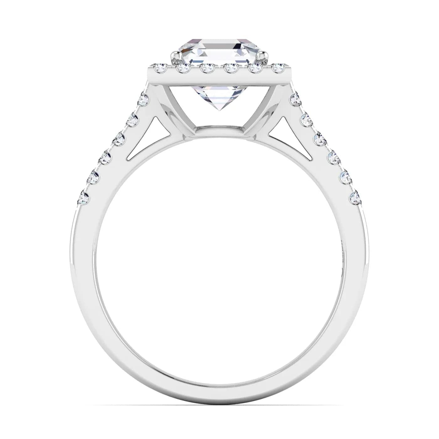 Celestial Halo Engagement Ring