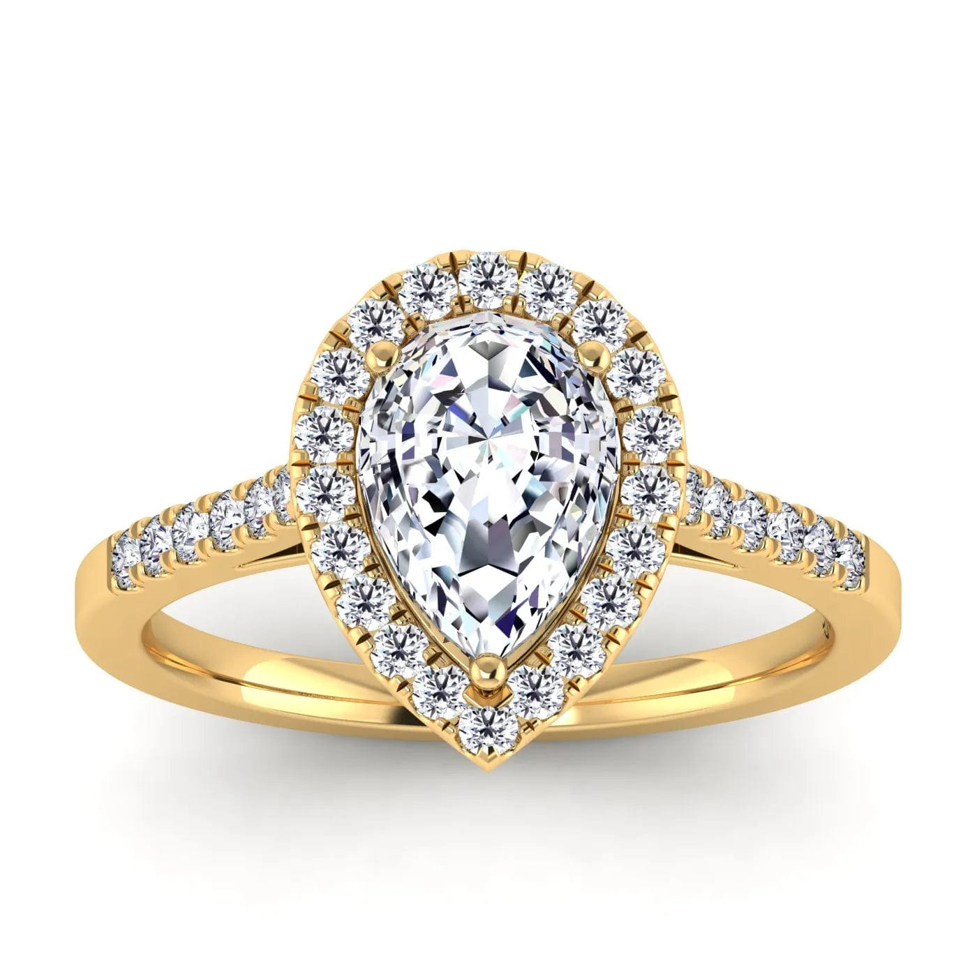 Pear-Yellow Gold|Pear|14K Yellow Gold|18K Yellow Gold